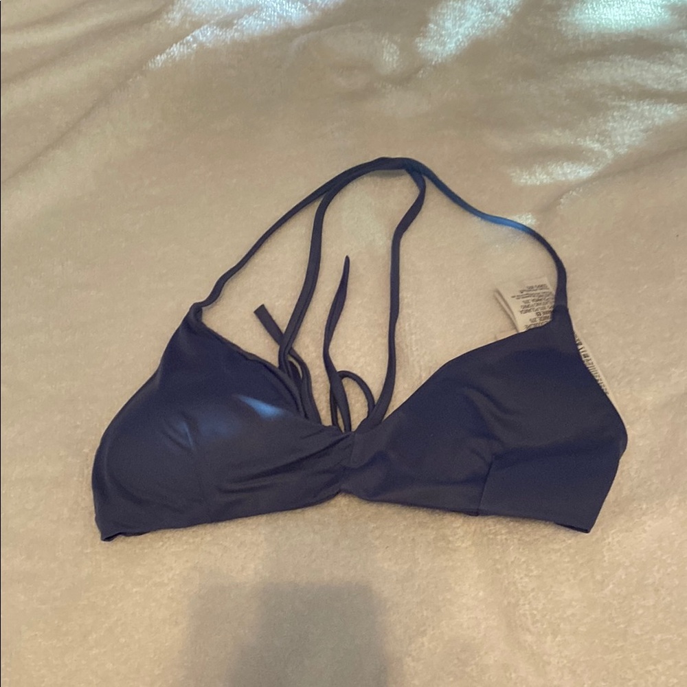 RVCA Navy Halter Bralette